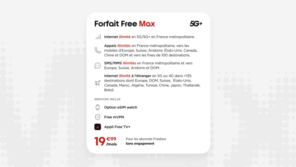 FORFAIT FREE MAX